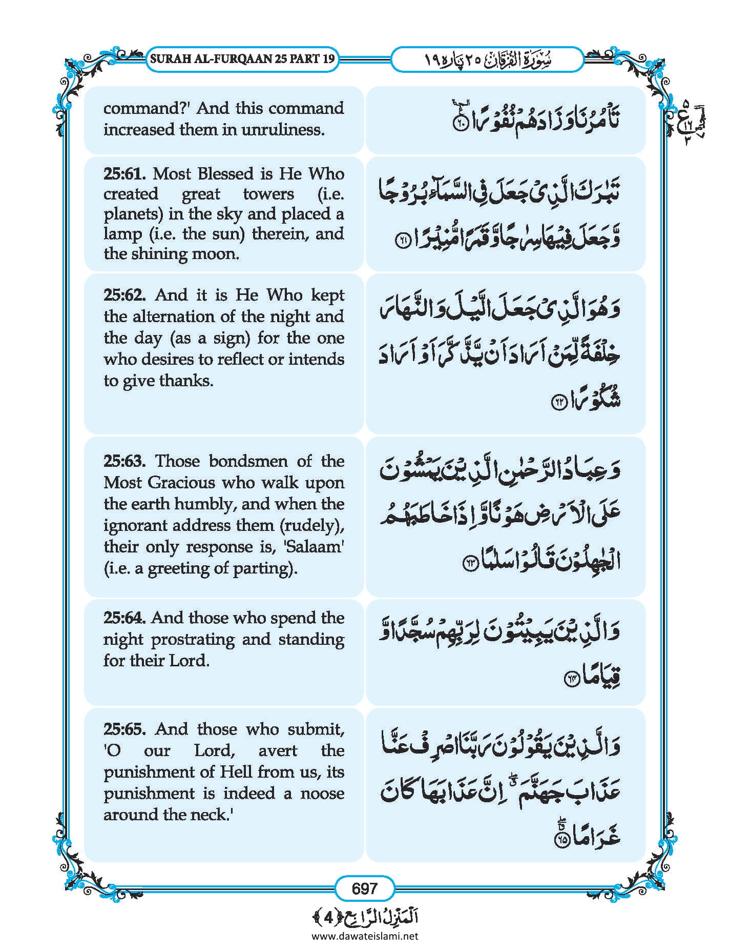 Surah Furqan in English, Listen Audio Mp3 & Download English PDF