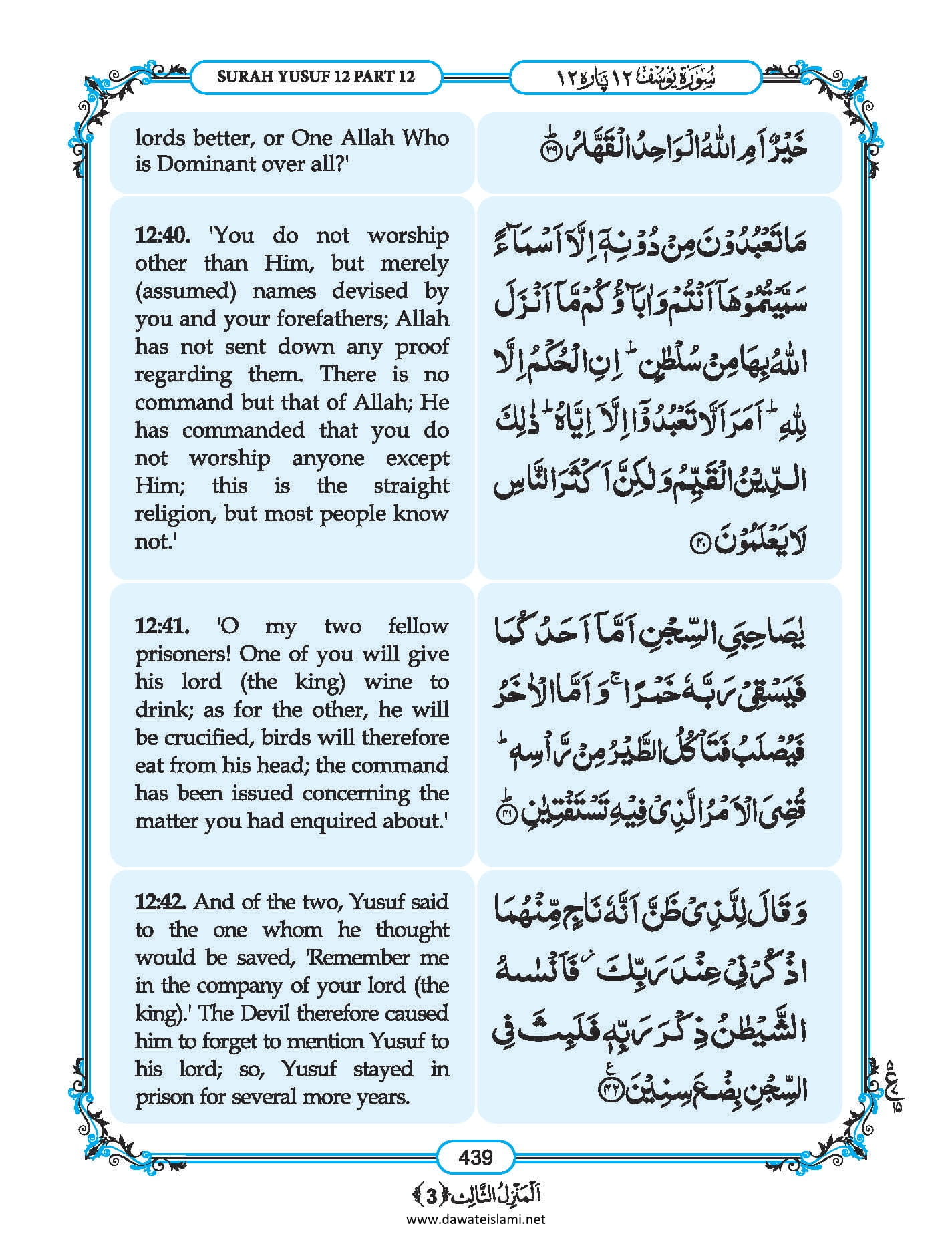 Surah Yusuf in English, Listen Audio Mp3 & Download English PDF