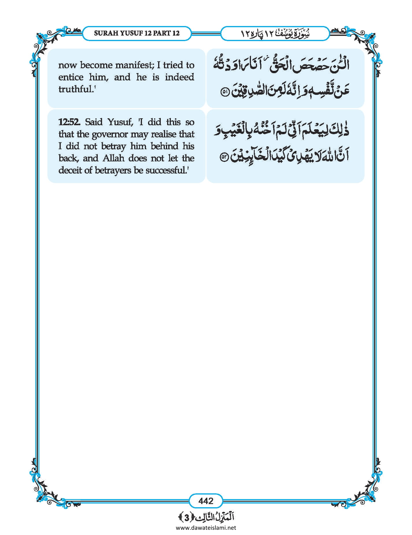 Surah Yusuf in English, Listen Audio Mp3 & Download English PDF