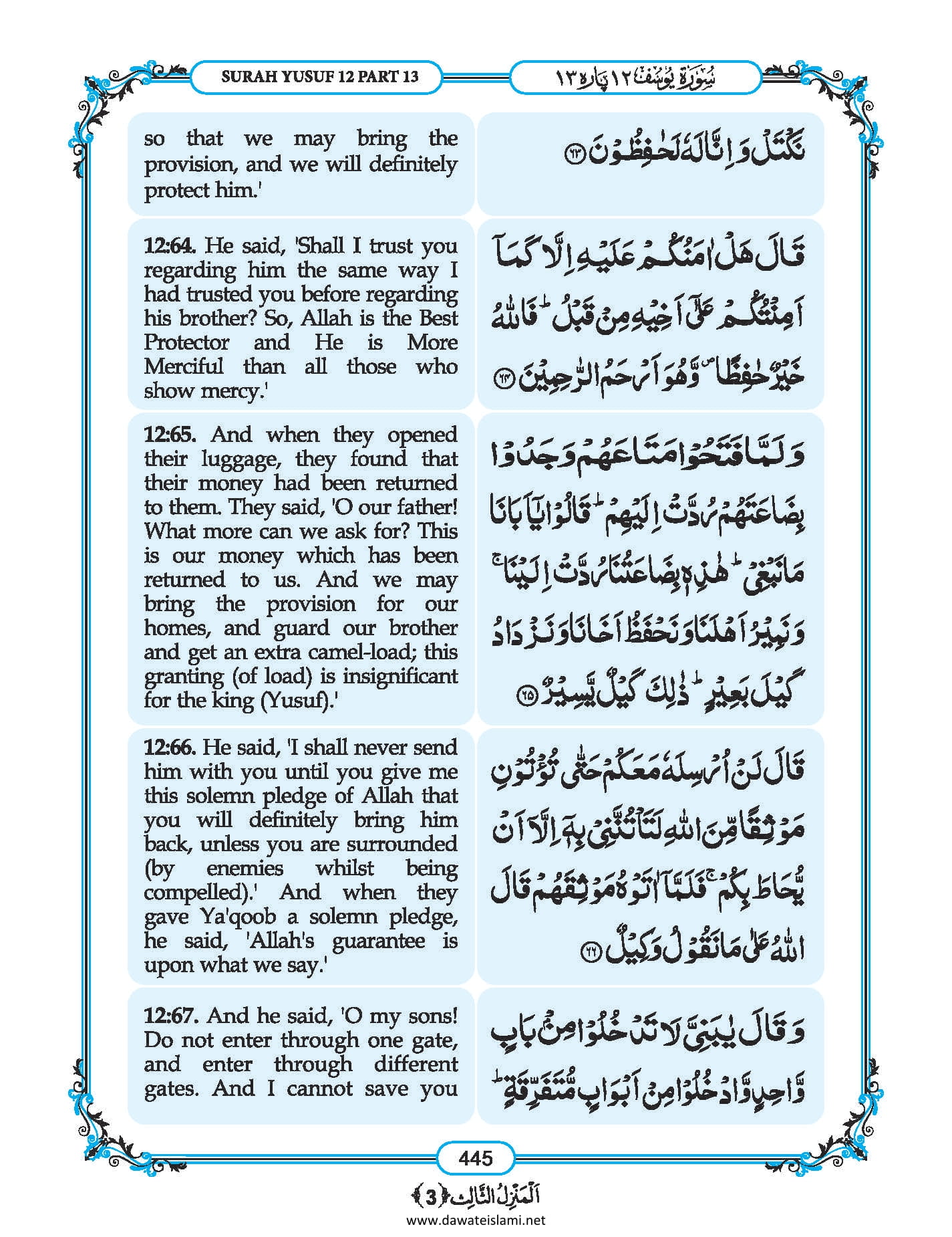 Surah Yusuf in English, Listen Audio Mp3 & Download English PDF