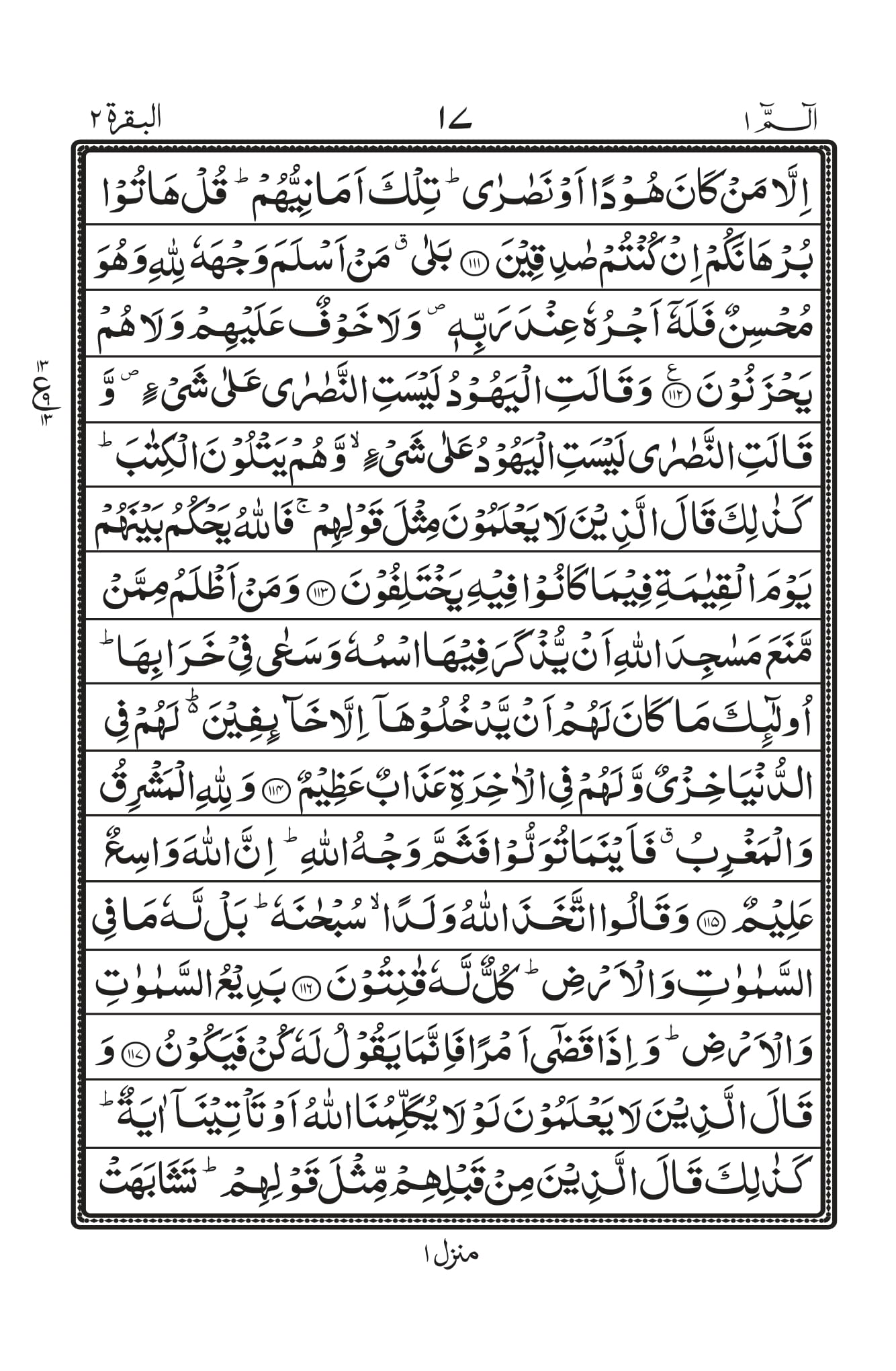 Surah Baqarah 1